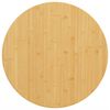 vidaXL Dessus de table &Oslash;60x1,5 cm bambou