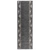 vidaXL Tapis Couloir FLORNES Tiss&eacute; Gris PP 7 mm