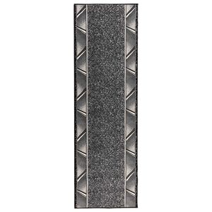 vidaXL Tapis Couloir FLORNES Tiss&eacute; Gris PP 7 mm