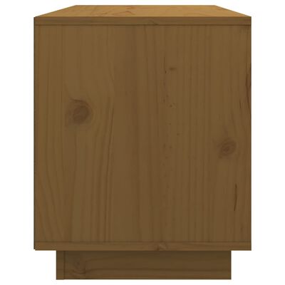 vidaXL Meuble TV Marron miel 74x35x44 cm Bois de pin massif