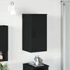 vidaXL Cabinet de salle de bain Montage mural Noir 30 x 31,5 x 61 cm