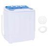 vidaXL Mini machine &agrave; laver &agrave; deux cuves 5,6 kg