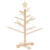 vidaXL Arbre de No&euml;l en bois Naturel 75 cm Bois massif en pin