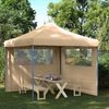 vidaXL Tente de f&ecirc;te Beige 292 x 292 x 315 cm Tissu Oxford