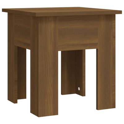 vidaXL Table basse chêne marron 40x40x42 cm bois d'ingénierie