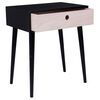 House Nordic Table de chevet Annemie Noir et naturel