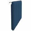 vidaXL Coussin de t&ecirc;te de lit Hanko bleu 80 cm tissu