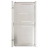 vidaXL Portail de jardin 100 x 175 cm en acier inoxydable