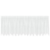 vidaXL Rideau en Dentelle Floral Blanc 120 x 400 cm Polyester