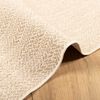 vidaXL Tapis ZIZUR beige 140x200 cm aspect de jute int&eacute;rieur ext&eacute;rieur