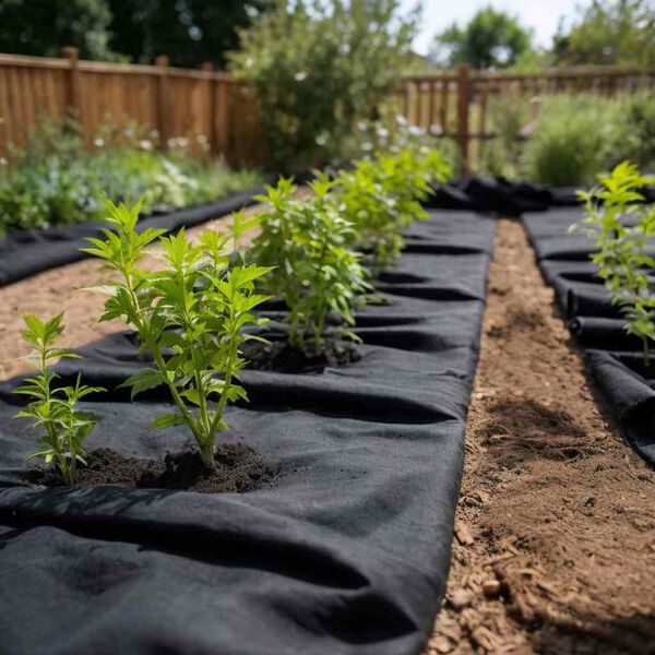 vidaXL Membrane g&eacute;otextile noir 1 x 10 m fibre de polyester