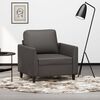 vidaXL Fauteuil Gris 60 cm Similicuir