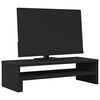 vidaXL Support de moniteur noir 54x22x15 cm bois d'ing&eacute;nierie