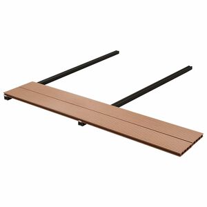 vidaXL Planche de terrasse 64 pi&egrave;ces Marron WPC