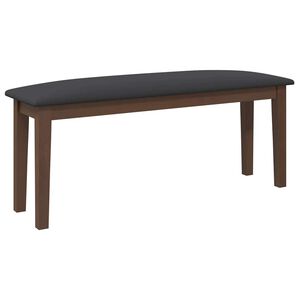 vidaXL Banc 110 cm marron bois massif caoutchouc