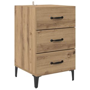 vidaXL Cabinet de chevet Ch&ecirc;ne artisanal 40 x 40,5 x 66 cm