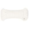 vidaXL Corde de bateau Blanc complet 5 mm 25 m Polypropyl&egrave;ne