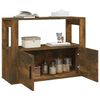 vidaXL Buffet Chêne fumé 80x30x60 cm Bois d'ingénierie