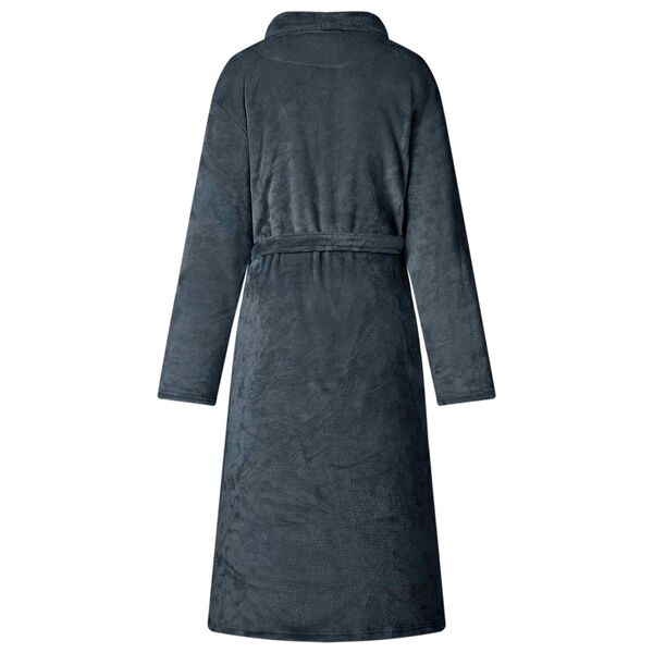 vidaXL Robe de bain sans capuche Bleu marine xxxl Flanelle