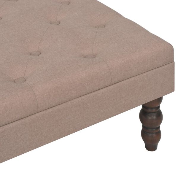 vidaXL Tabouret Marron 60x60x36 cm Polyester
