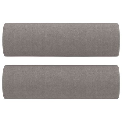 vidaXL Ensemble de canapés 4 pcs avec coussins taupe tissu