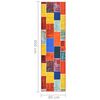 vidaXL Tapis de couloir Multicolore 80x600 cm