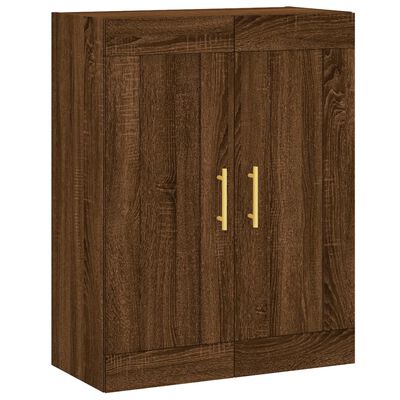 vidaXL Armoire murale chêne marron 69,5x34x90 cm bois d'ingénierie