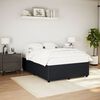 vidaXL Cadre de lit sans matelas noir 160x200 cm velours