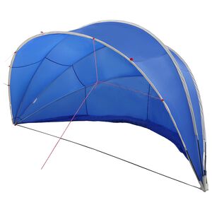 vidaXL D&ocirc;me de piscine 546 x 516 x 250 cm Bleu azure