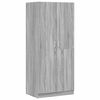 vidaXL Garde-robe Sonoma gris 80x52x180 cm Bois d'ing&eacute;nierie