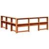 vidaXL T&ecirc;te de lit de biblioth&egrave;que en forme de L bois massif de pin