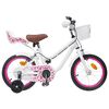 vidaXL V&eacute;lo pour Enfants 14 Pouces pour les 3-5 ans Blanc