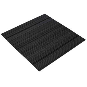 vidaXL Carreau de tapis Rayures Gris Clair 50 x 50 cm 4 pcs