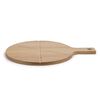 Livoo Ensemble de coupe de pizza 30 cm Bois