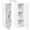 vidaXL Armoire de cuisine avec étagère Gris béton 30 x 31 x 100 cm