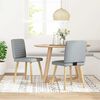 vidaXL Chaises &agrave; manger lot de 2 gris clair tissu