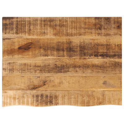 vidaXL Dessus de table 80x60x2,5 cm bord vif bois massif manguier brut