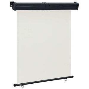 vidaXL Auvent lat&eacute;ral de balcon 145x250 cm Cr&egrave;me