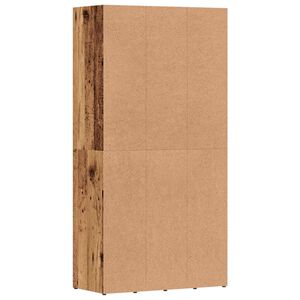 vidaXL Biblioth&egrave;que vieux bois 66x30x130 cm bois d'ing&eacute;nierie