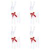 vidaXL Renne de No&euml;l 4 pc 360 LED Blanc froid