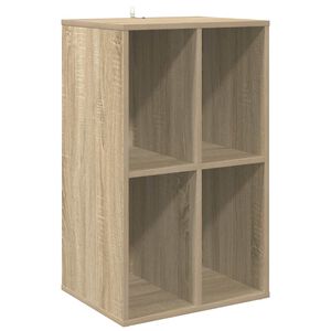 vidaXL Meuble &agrave; vinyles Ch&ecirc;ne Sonoma 44,5 x 36,5 x 74,5 cm