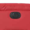 vidaXL Fauteuil inclinable &eacute;lectrique Rouge Similicuir