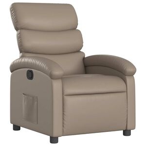 vidaXL Fauteuil inclinable Cappuccino Similicuir