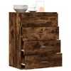 vidaXL Buffet ch&ecirc;ne fum&eacute; 60x39x80 cm bois d'ing&eacute;nierie