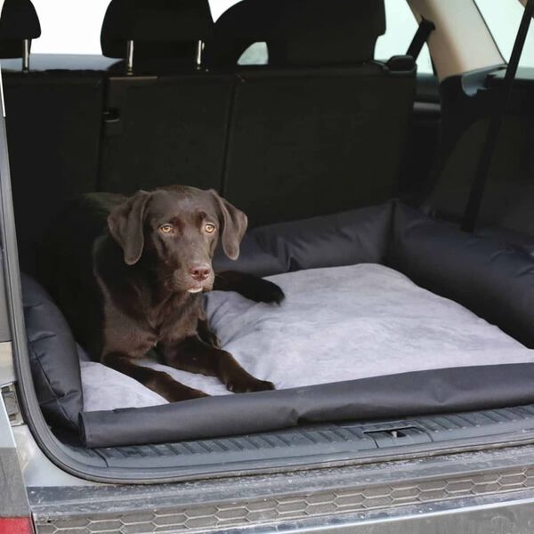 Kerbl Lit de voiture pour chiens 95x75x16 cm Gris et noir 80584