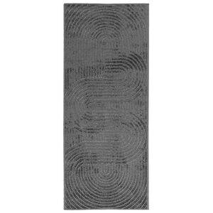 vidaXL Tapis de surface PALMERAS Anthracite 200 x 80 cm Polyester