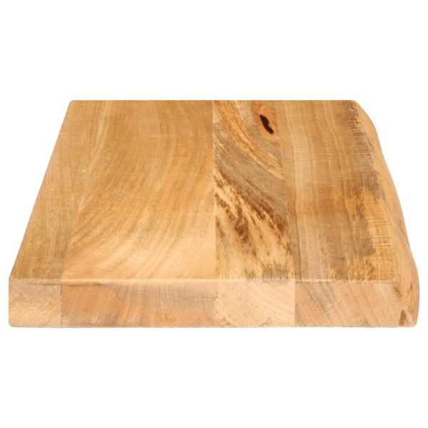 vidaXL Dessus de table à bord vivant 50x30x3,8 cm bois massif manguier