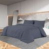 vidaXL Ensemble de housse de couette Anthracite 135x200 cm Microfibre