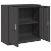 vidaXL Armoire de rangement Noir 90 x 40 x 90 cm Acier