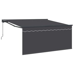 vidaXL Auvent R&eacute;tractable Anthracite 300 x 250 cm